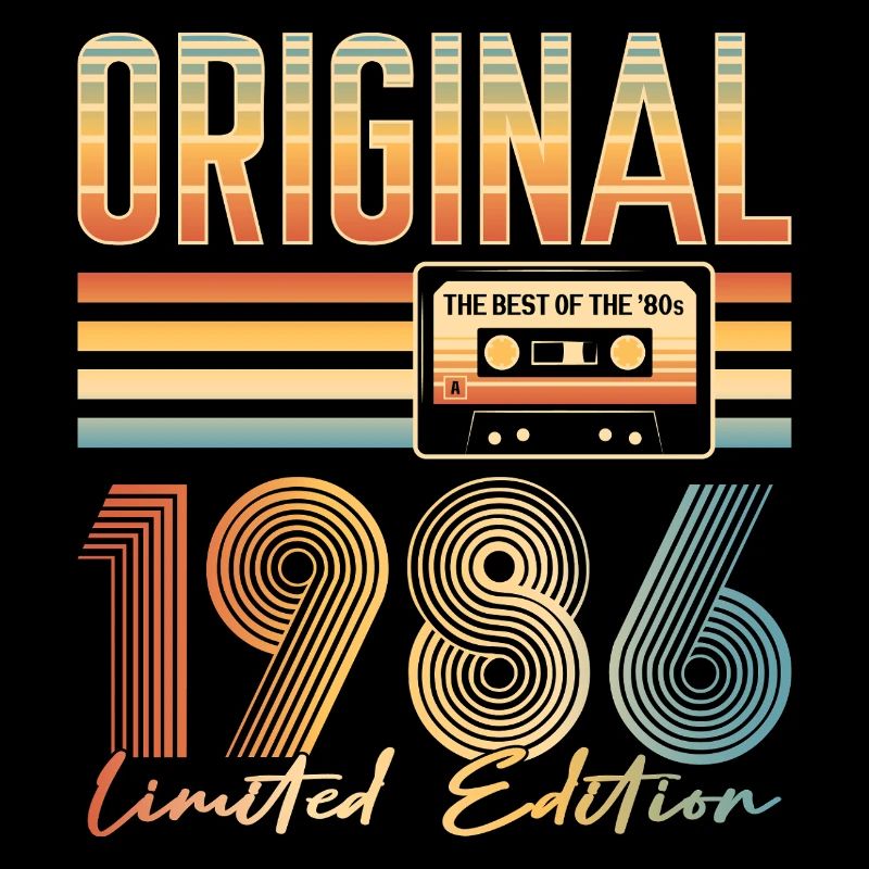 40th birthday, 40 years, original 1986