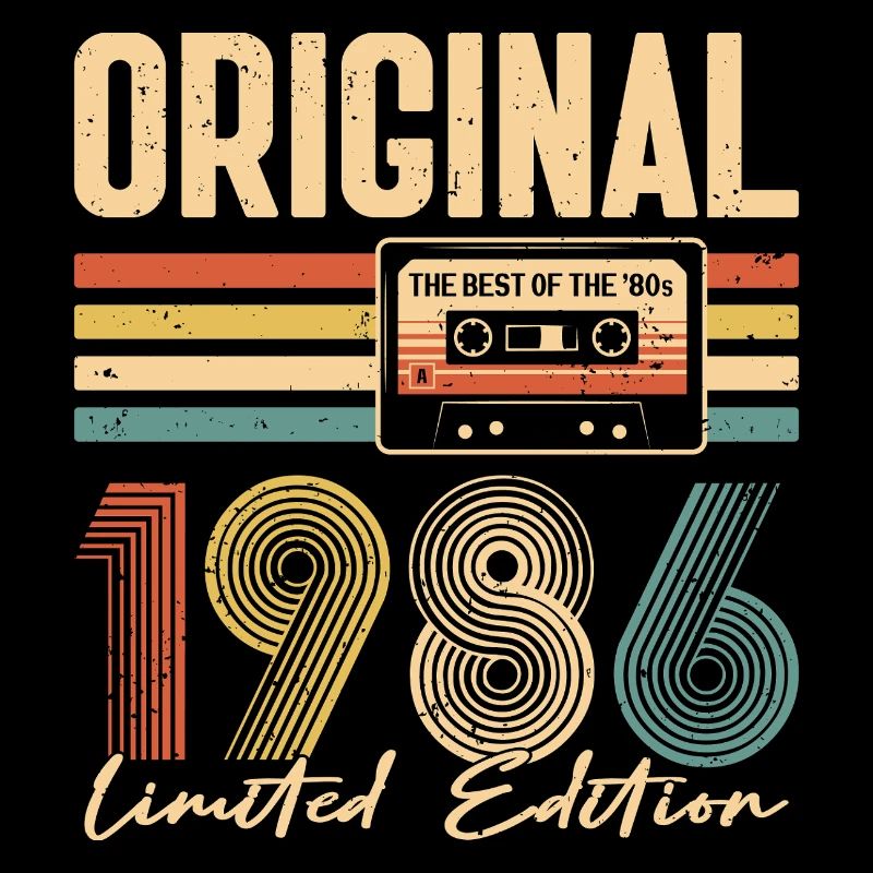 40th birthday, 40 years, original 1986