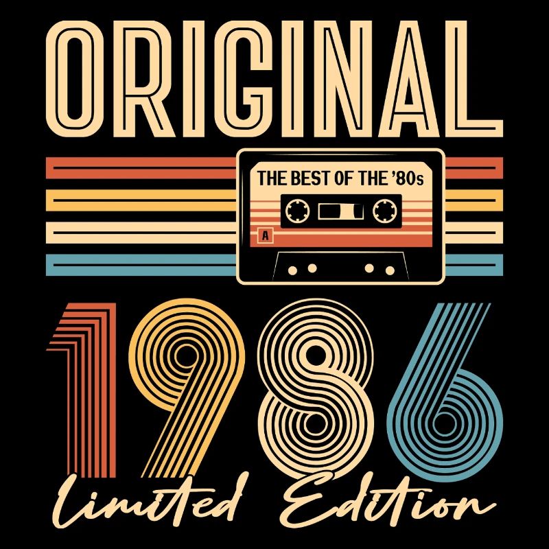 40th birthday, 40 years, original 1986