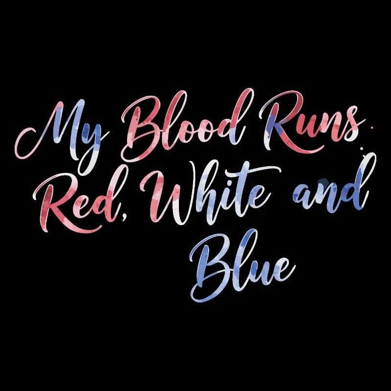 Blood Runs Red White Blue