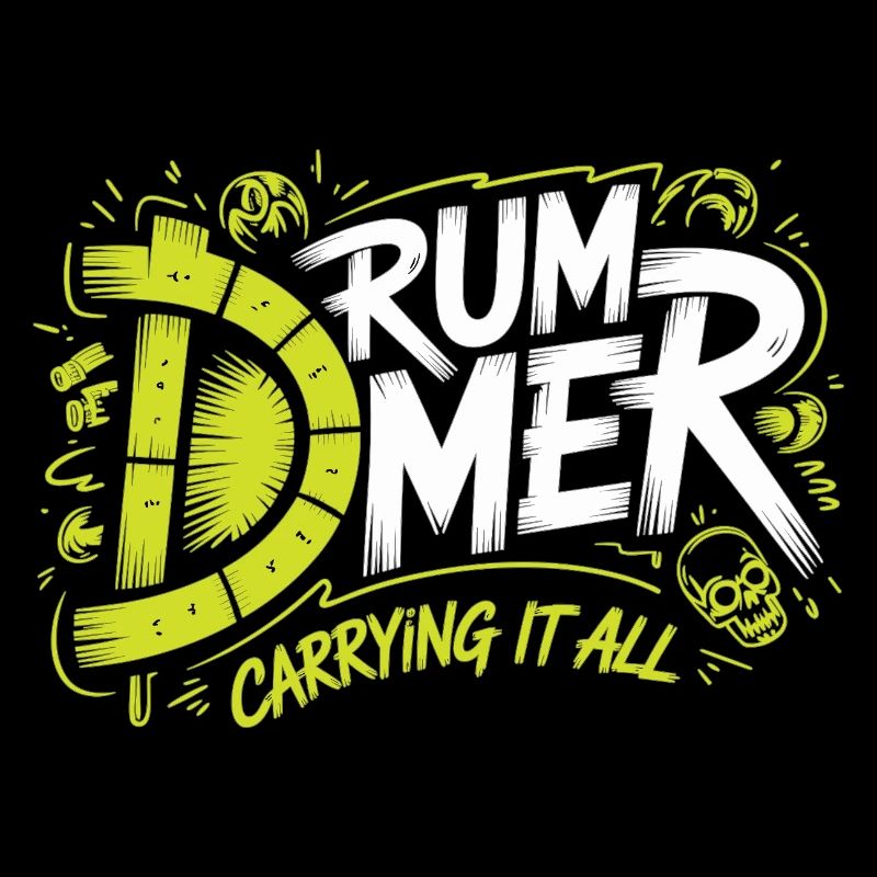 Drummer Gift Drum Band Humor Shirt