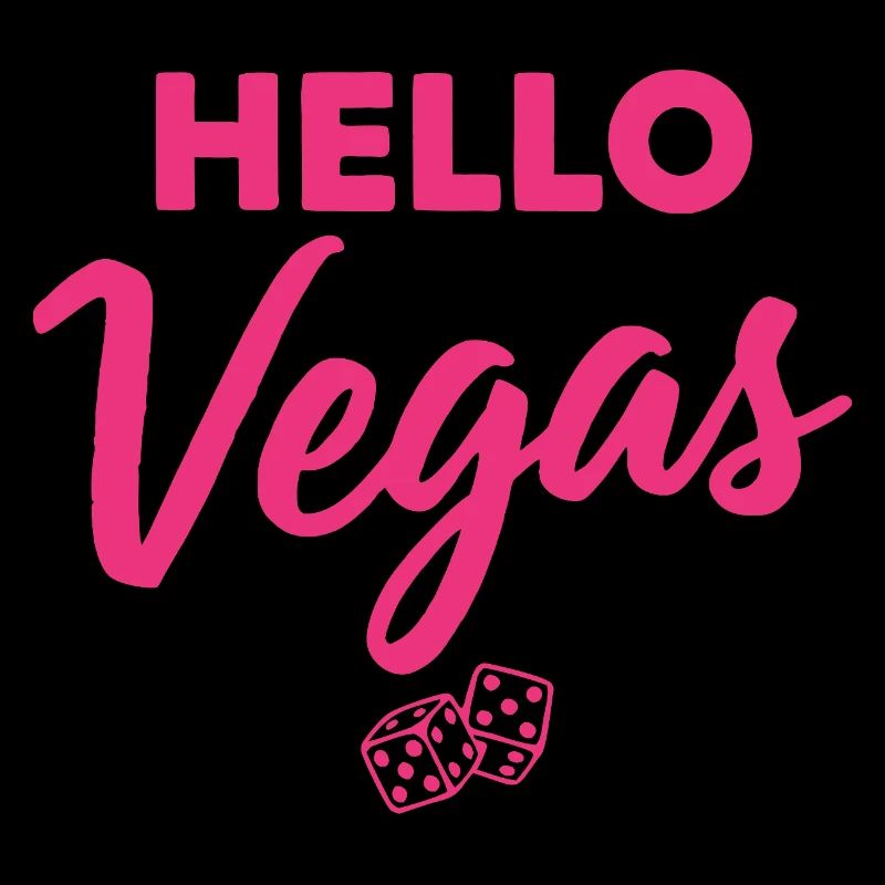 Hello Vegas Dice Pink