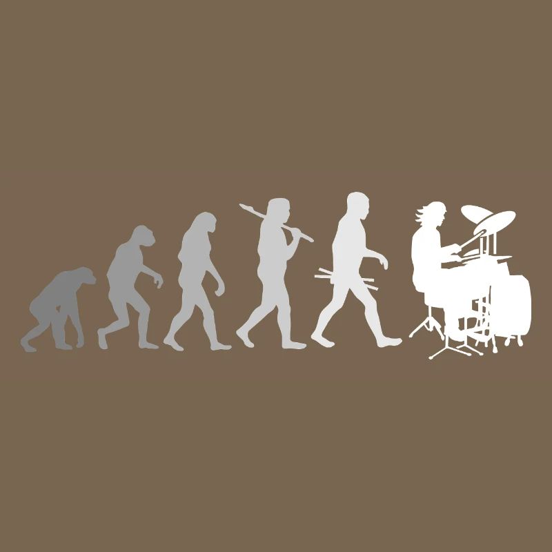 Evolution de la chemise Drums Drummer