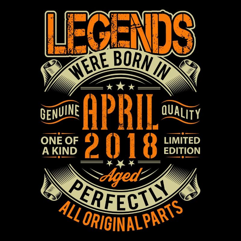 2018 April Birthday Legend