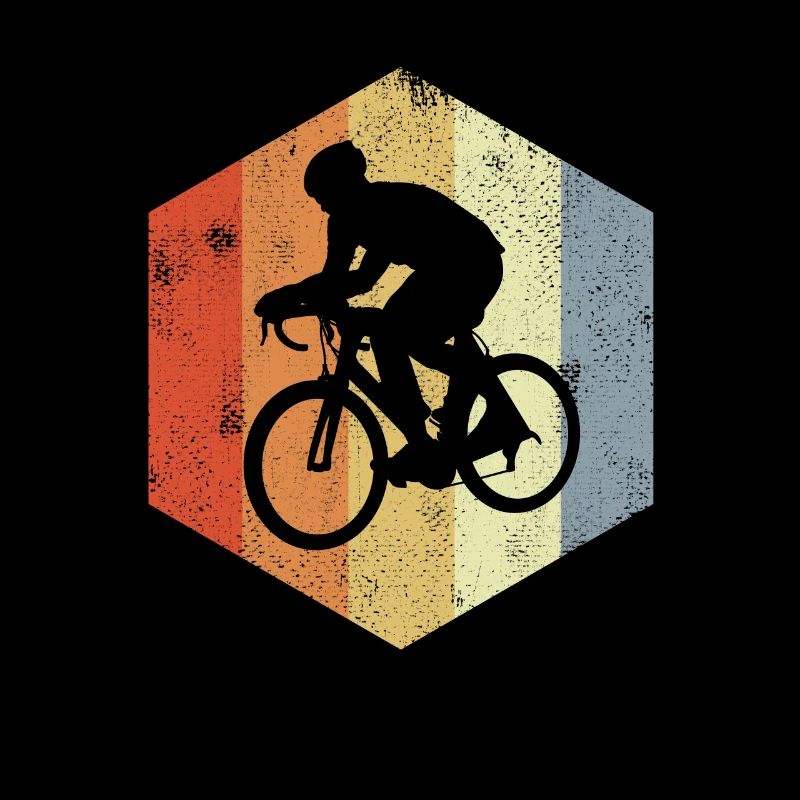 Lustiger Radfahrer