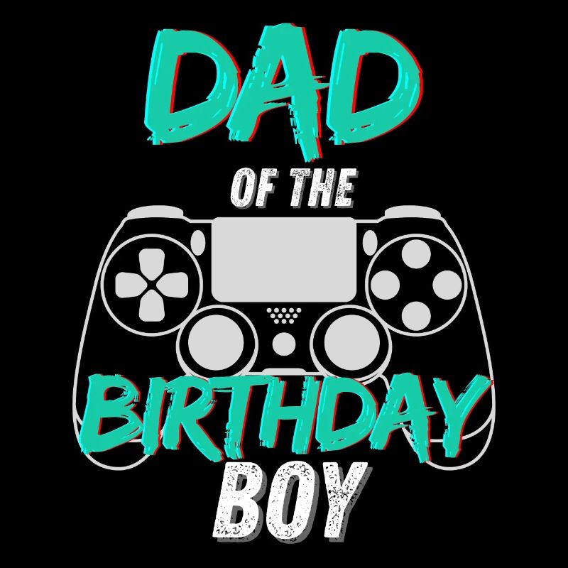 Papa du garçon d’anniversaire Gaming Design