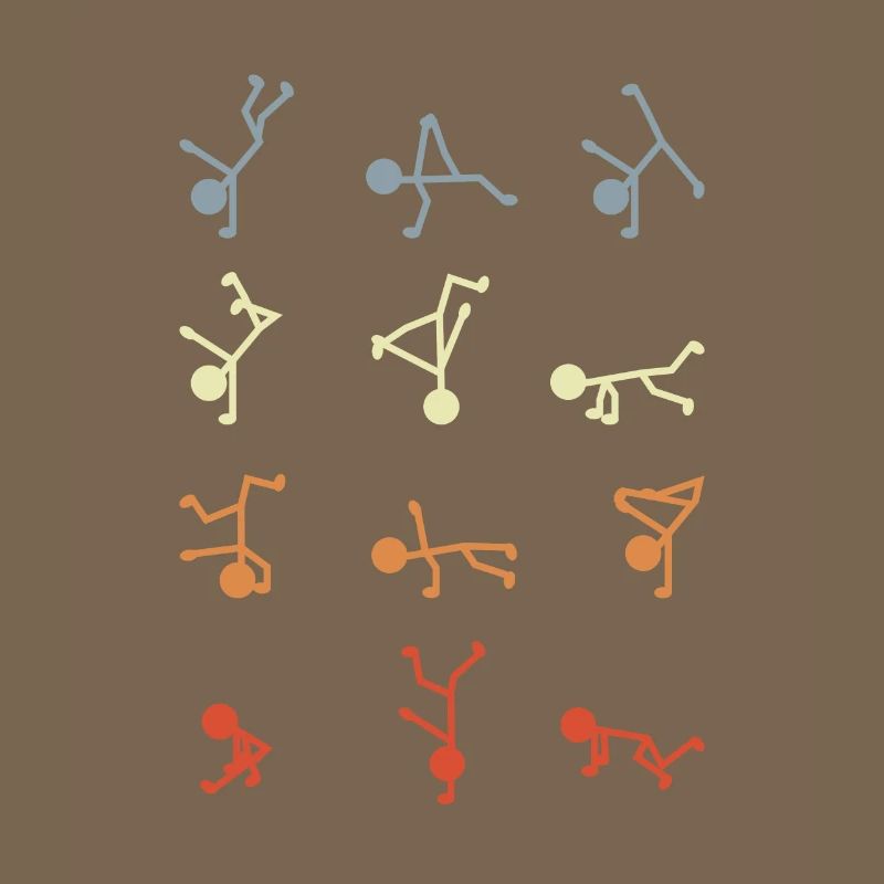 Figurines bâton breakdancer