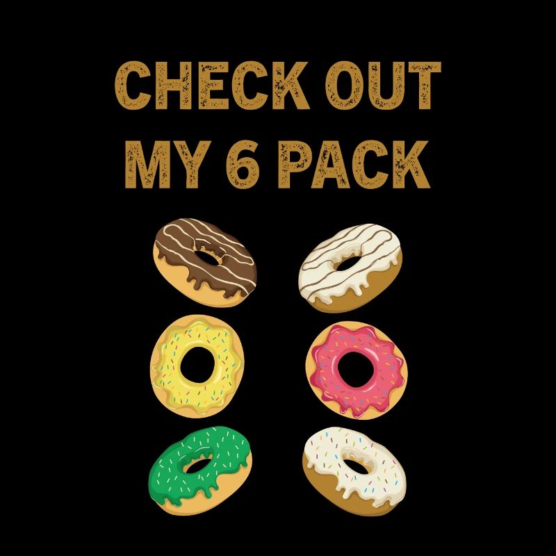 Découvrez mon pack de six beignets Funny Donut Lover