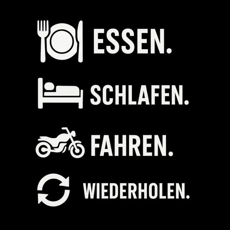 Everyday rhythm, eating, sleeping, driving
