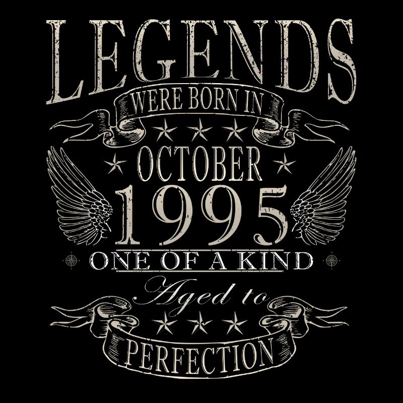 30th Birthday Legend October Vintage 1995