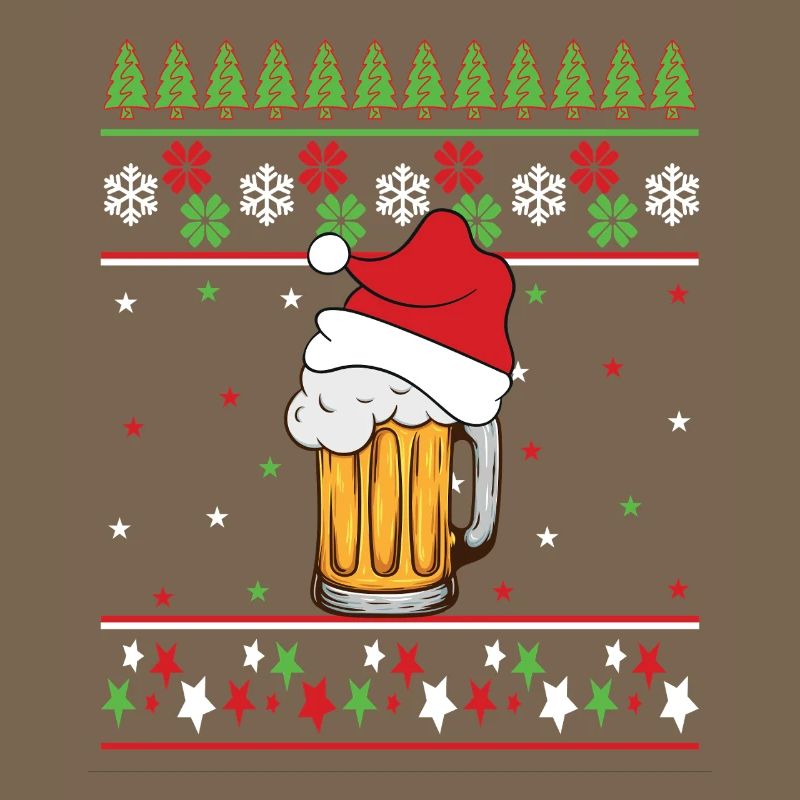 Weihnachten Bier Pullover Hässlich Geschenkidee Lustiger Humor
