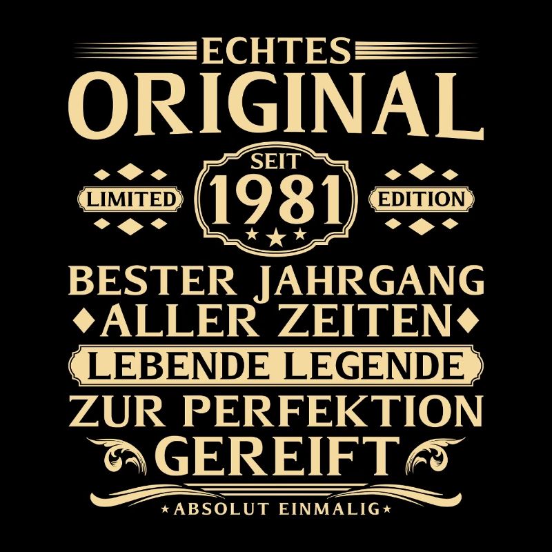 45th Birthday True original since 1981