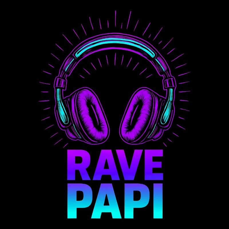 Rave Papi-EDM Festival Raver Daddy Fathers Groovy