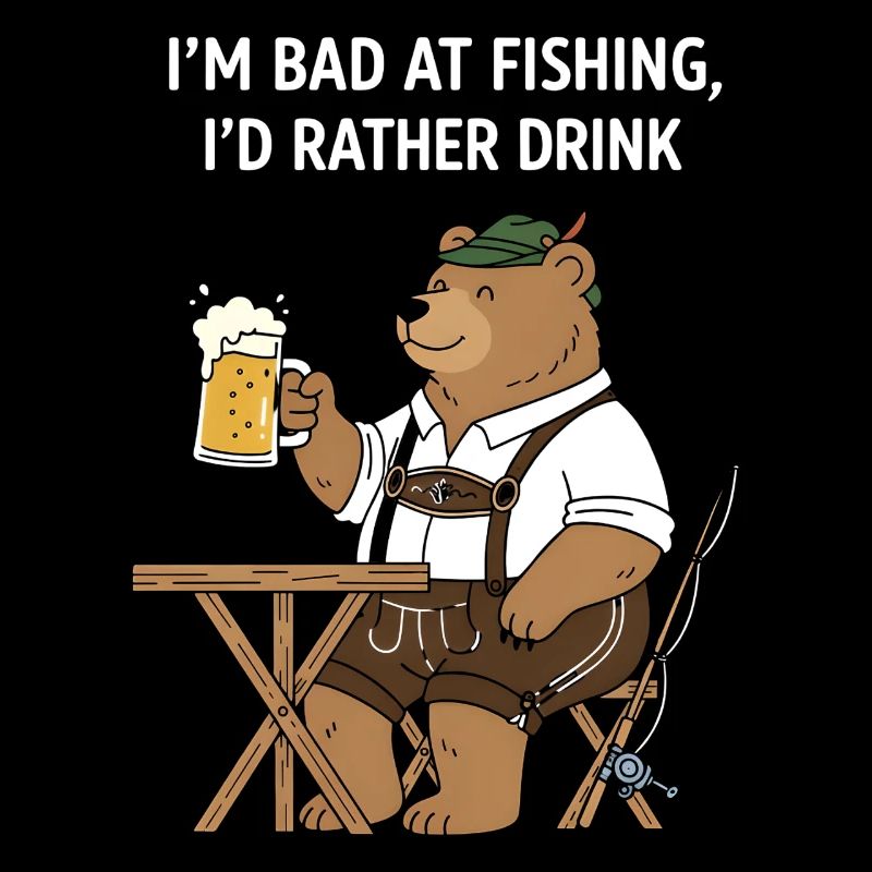 Bayerischer Bär: Lieber Bier als Angeln