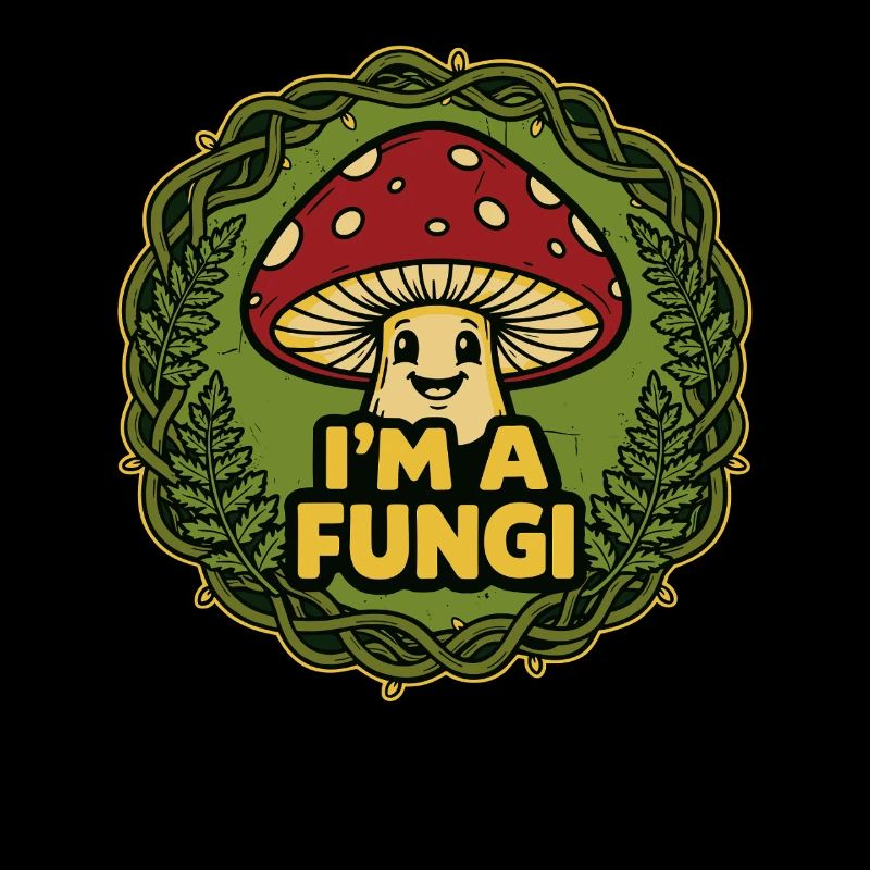 Je suis un champignon – Jeu de mots drôle avec des champignons