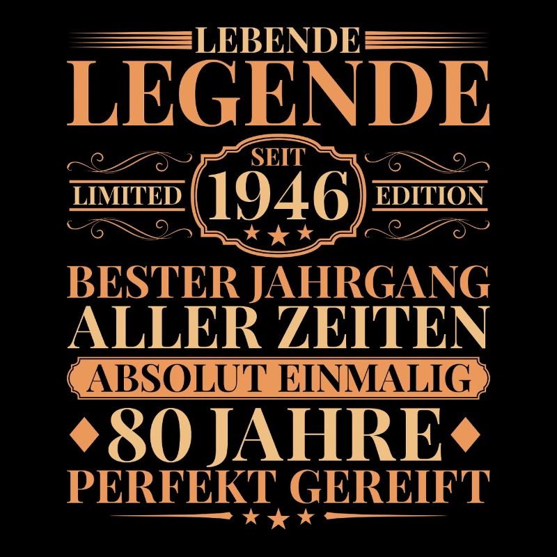 Né en 1946, unique 80e anniversaire