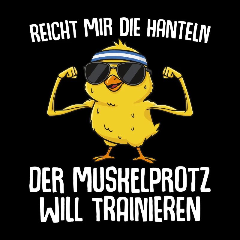 Workout Der Muskelprotz will trainieren
