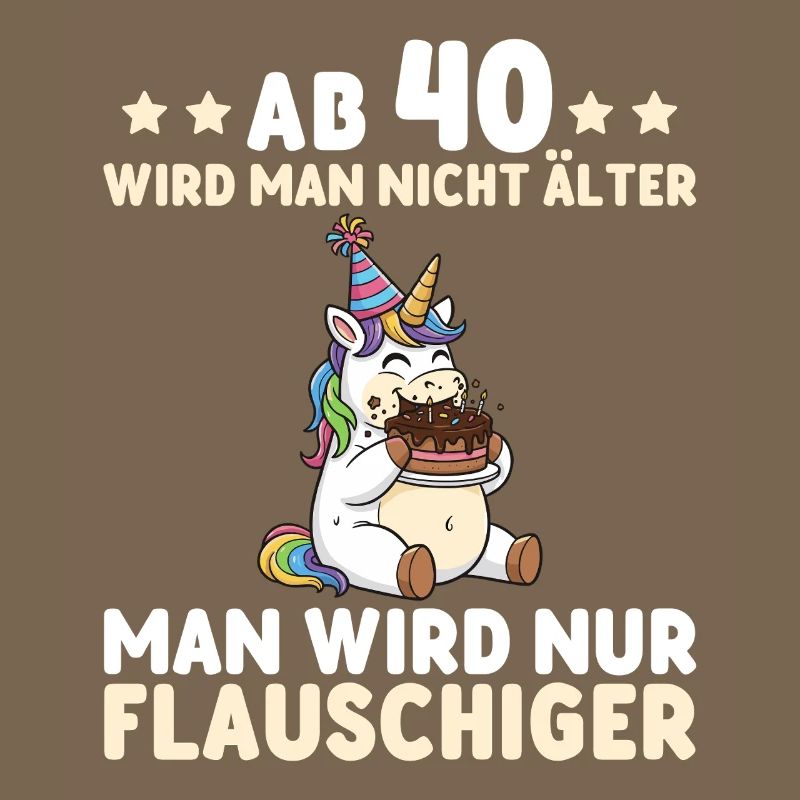 40. Geburtstag Einhorn – Man wird nur flauschiger