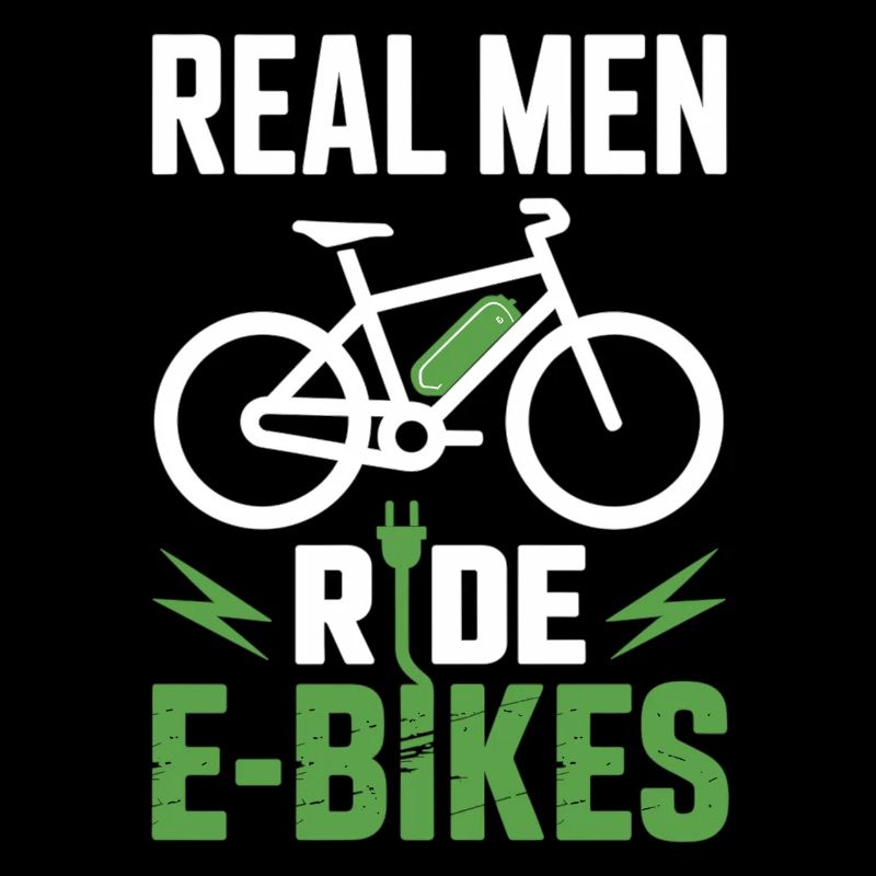 T-shirt E-Bike Vrais hommes Ride E-Bikes
