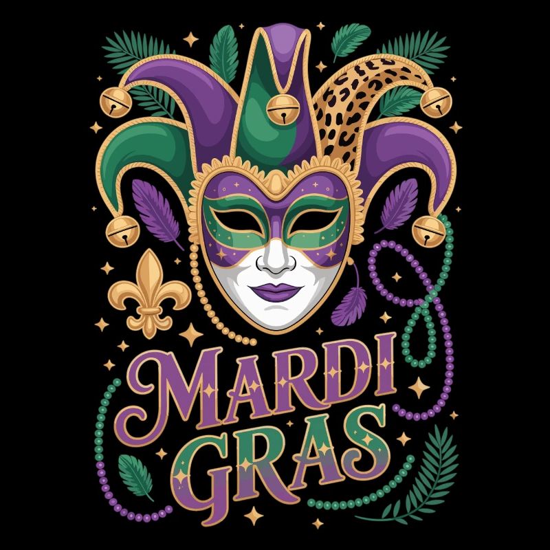 Cadeau du Carnaval avec Masque Mardi Gras