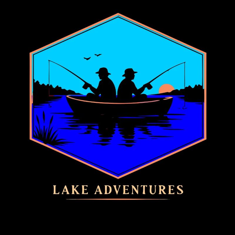 Bateau de pêche d’aventure sur le lac