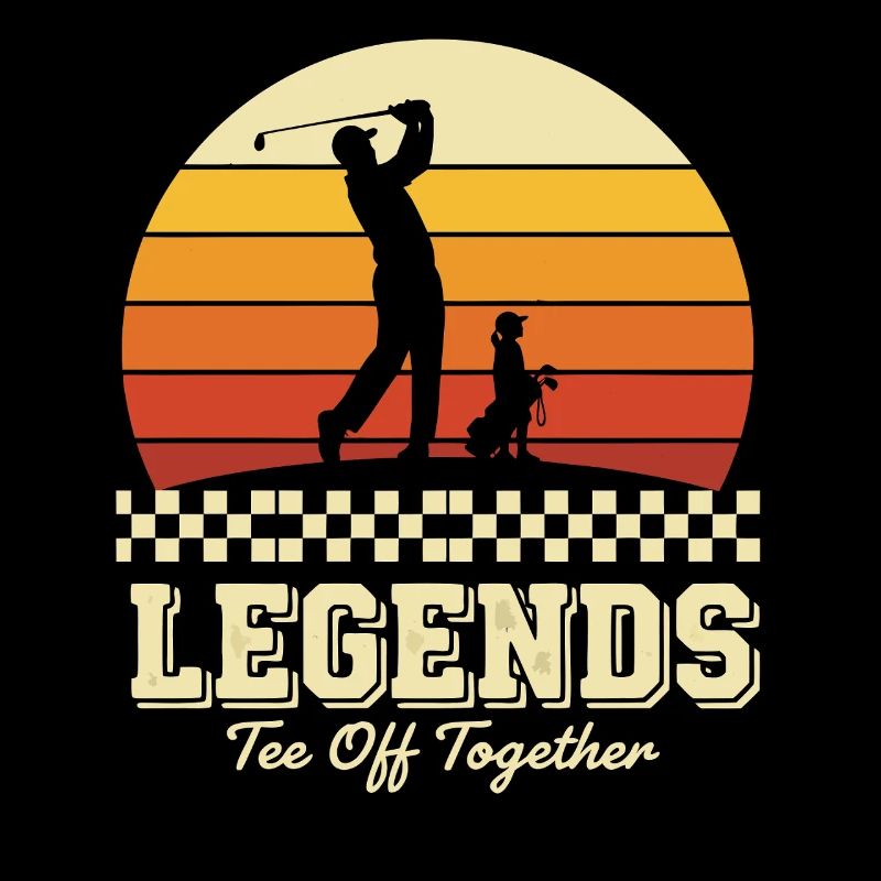 Golf Legends Father Son