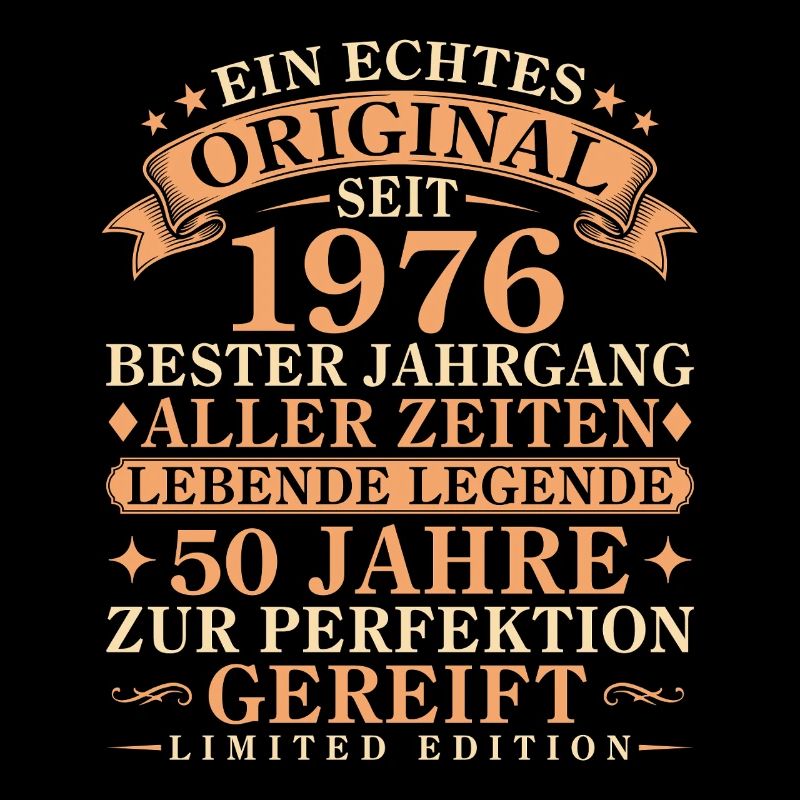Echtes Original seit 1976 – 50. Geburtstag