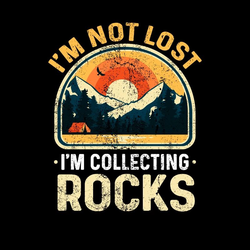 Je ne suis pas perdu à collectionner des pierres
