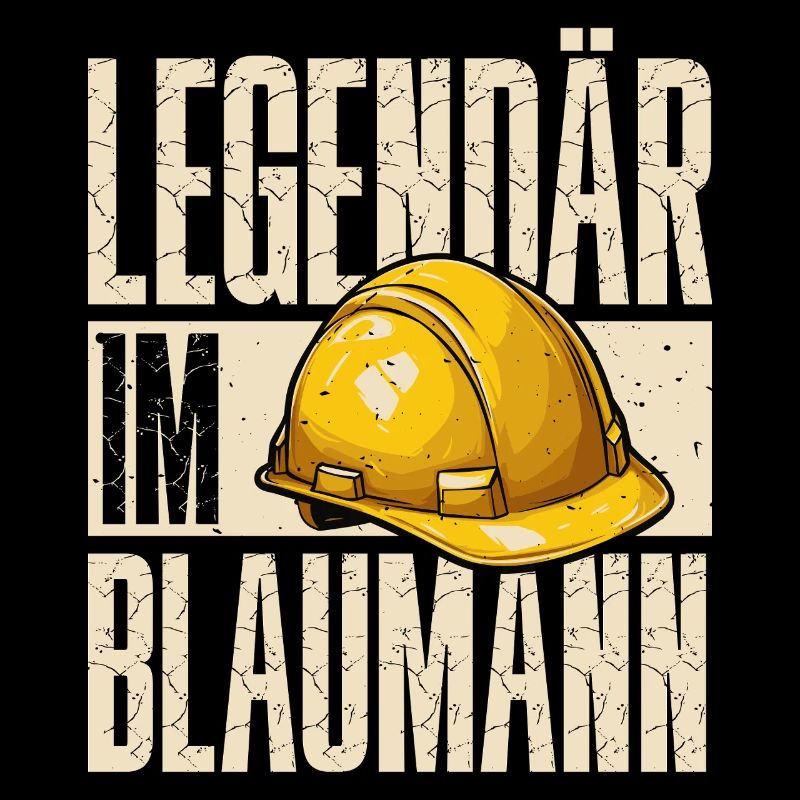 Legendär Im Blaumann Bauarbeiter Handwerker