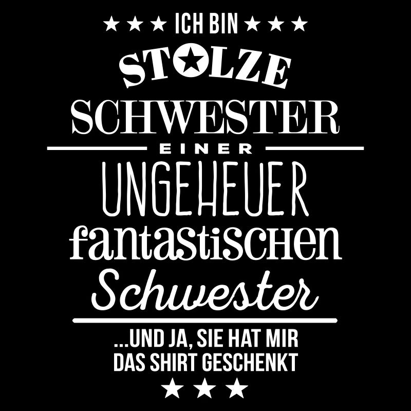 Stolze Schwester Weihnachtsgeschenk Geburtstag Bro