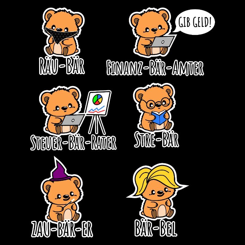 Mignons amis ours - Les petits ours ont un travail !