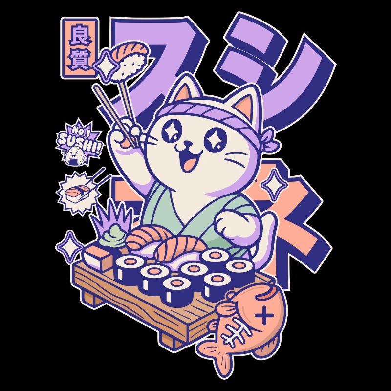 Sushi Chef Cat