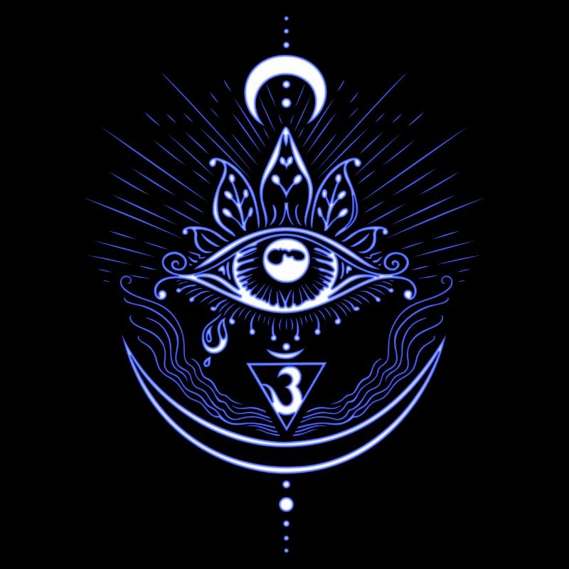 Dritte Auge Chakra Symbol Drittes Auge