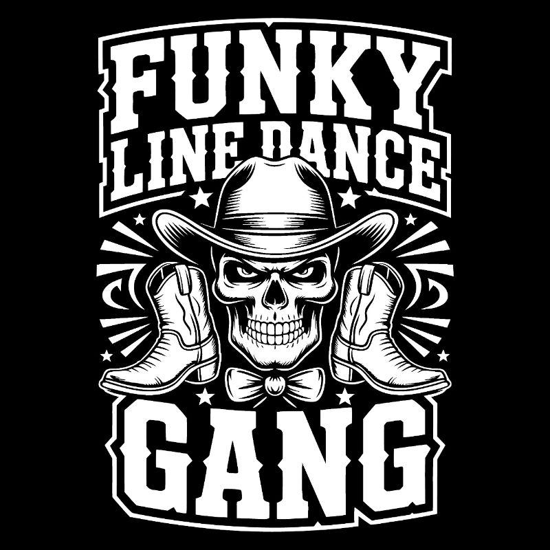Funky Line-Dance Gang Skull