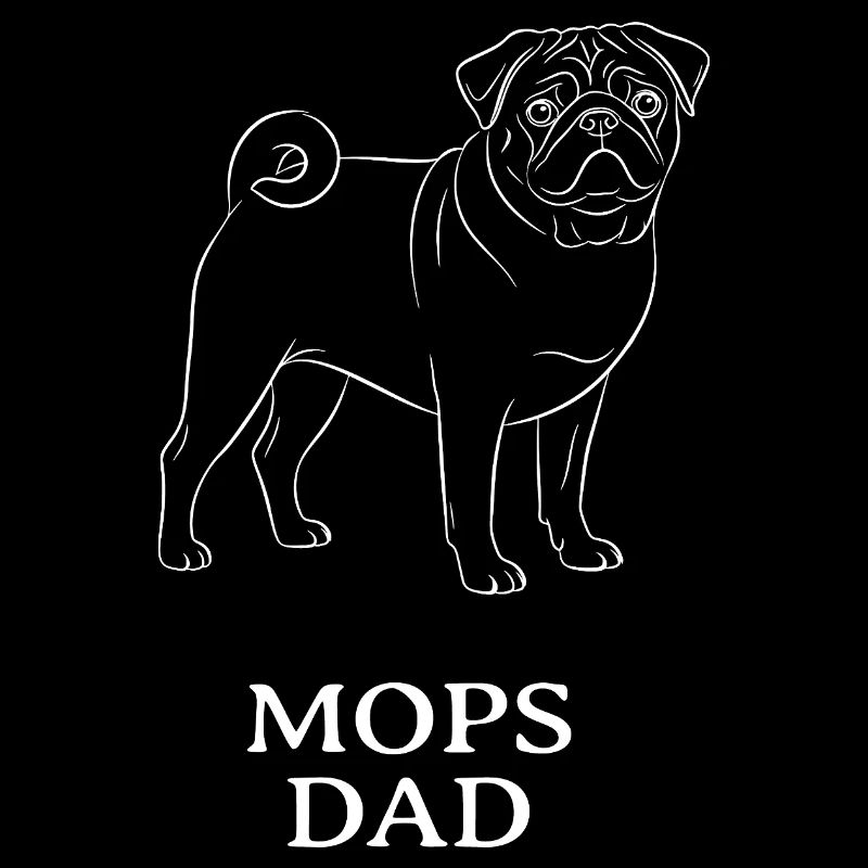 Pug Dad - Humorous Pug Design