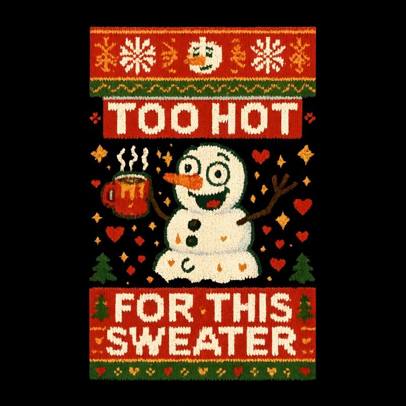 Noël moche Trop chaud pour ce pull