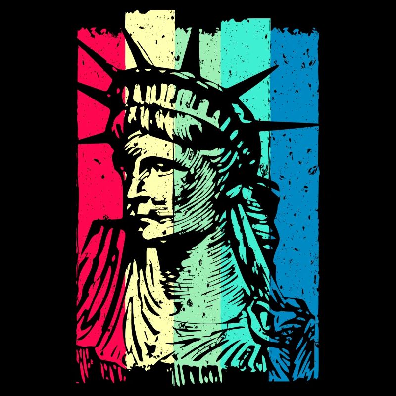 New York Freiheitsstatue - Statue rétro de la Liberté