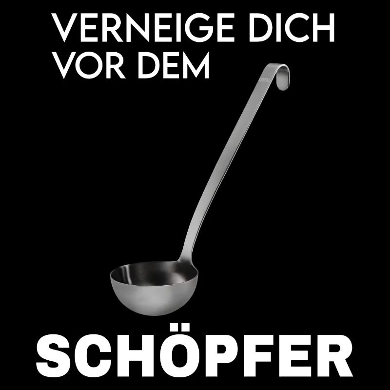 Der Schöpfer - Schöpfkelle Motiv