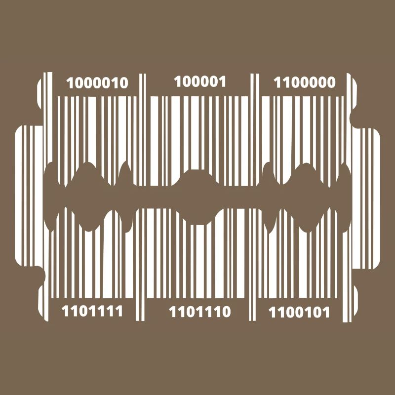 Rasierklinge mit Code