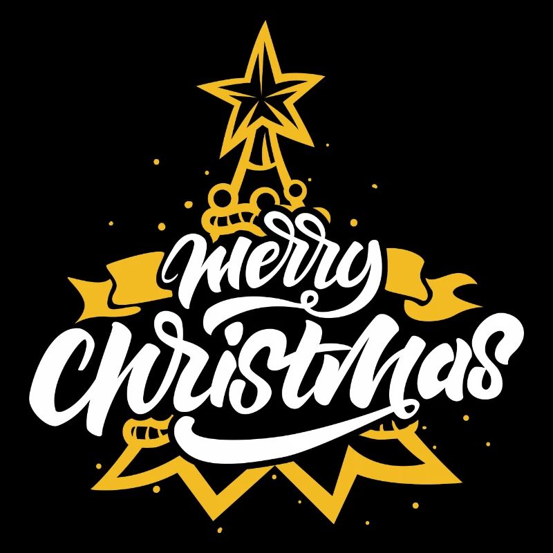 Frohe Weihnachten-Drehbuch mit Goldstern