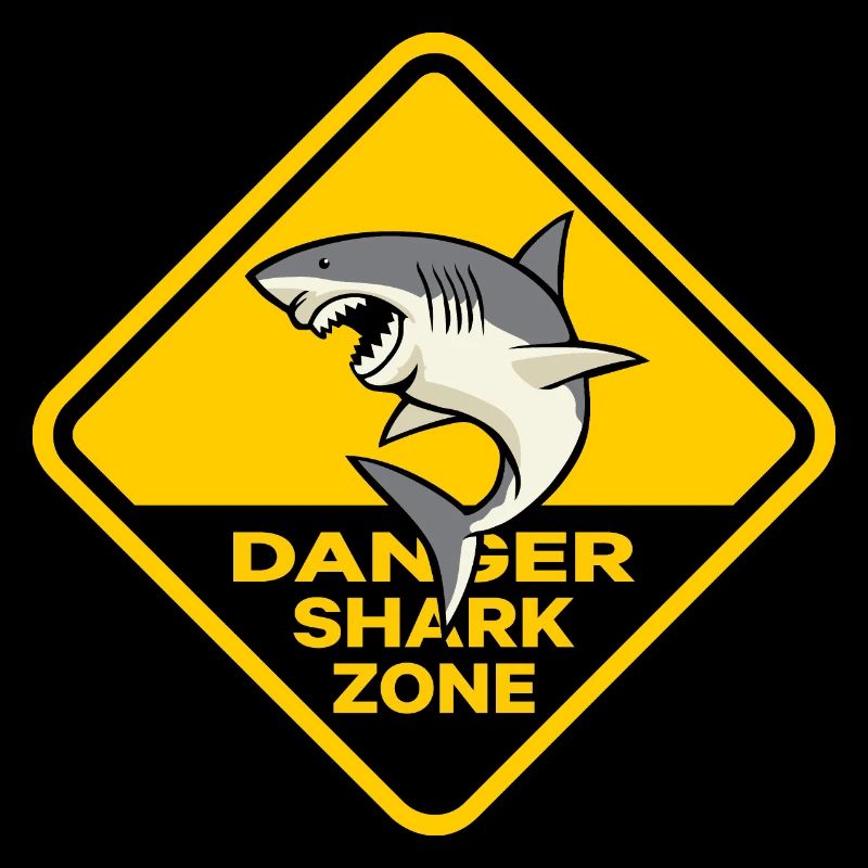 Zone de requins dangereux