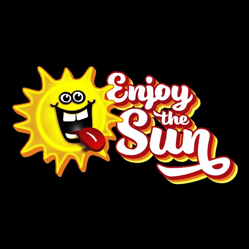 Enjoy the sun / Summer feeling / Retro-Look