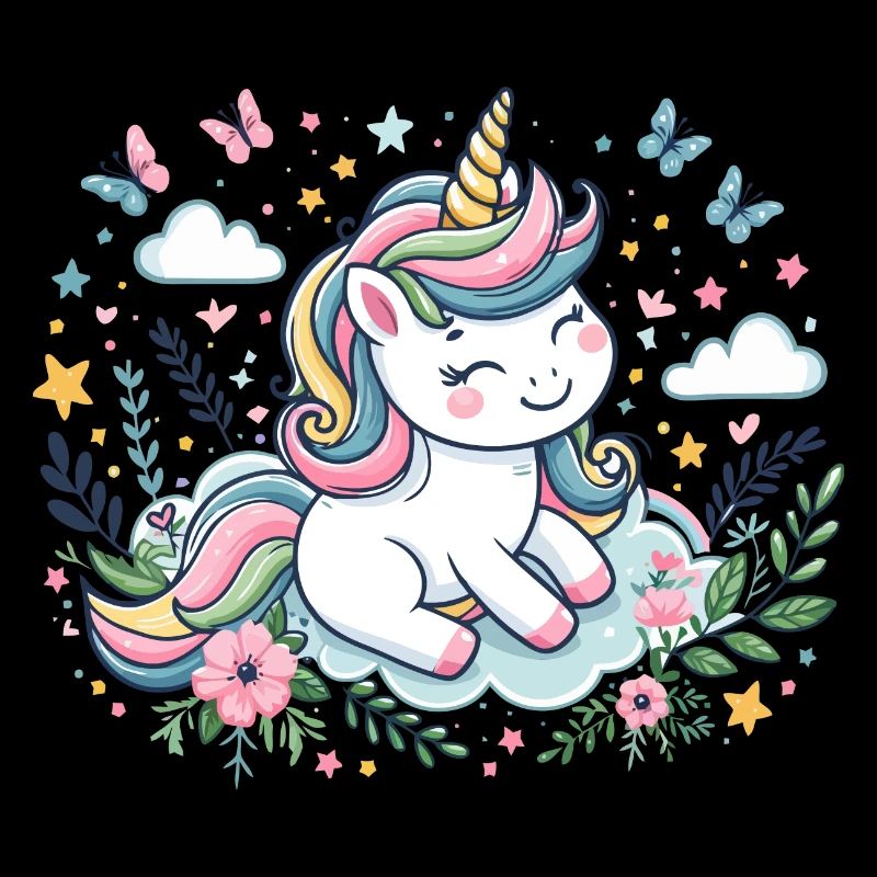 Licorne mignonne