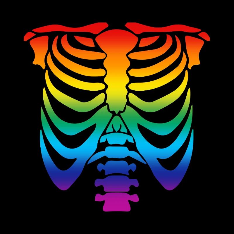 rainbow skeleton - rainbow skeleton
