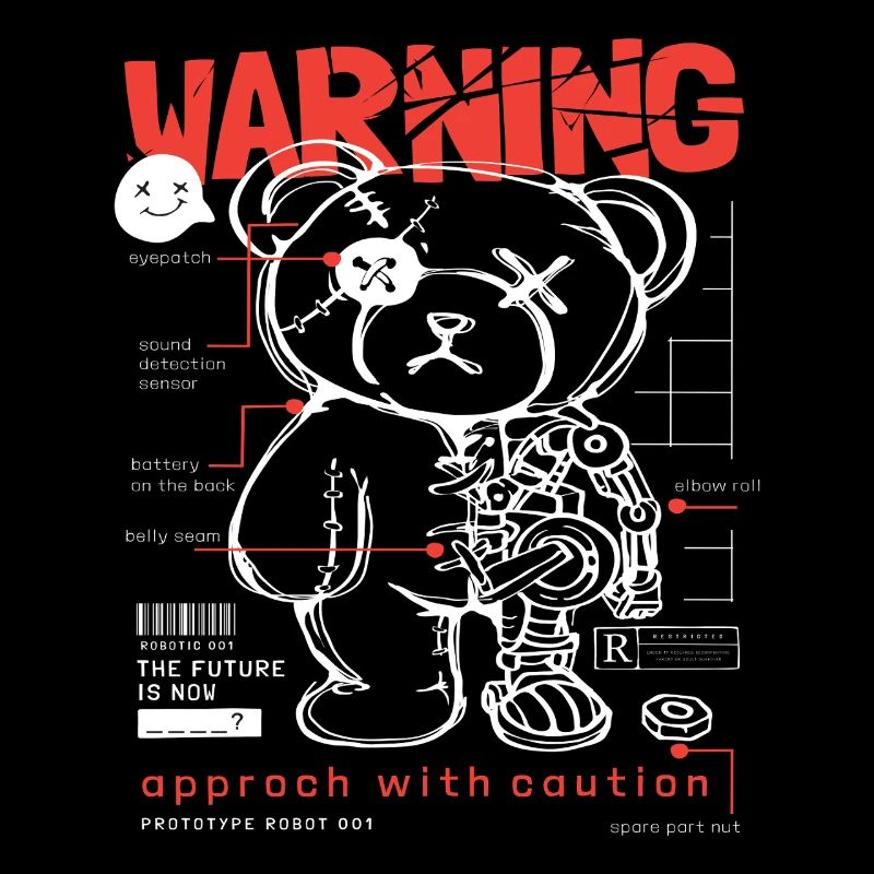 Warning Bear – Roues de rue robotisées