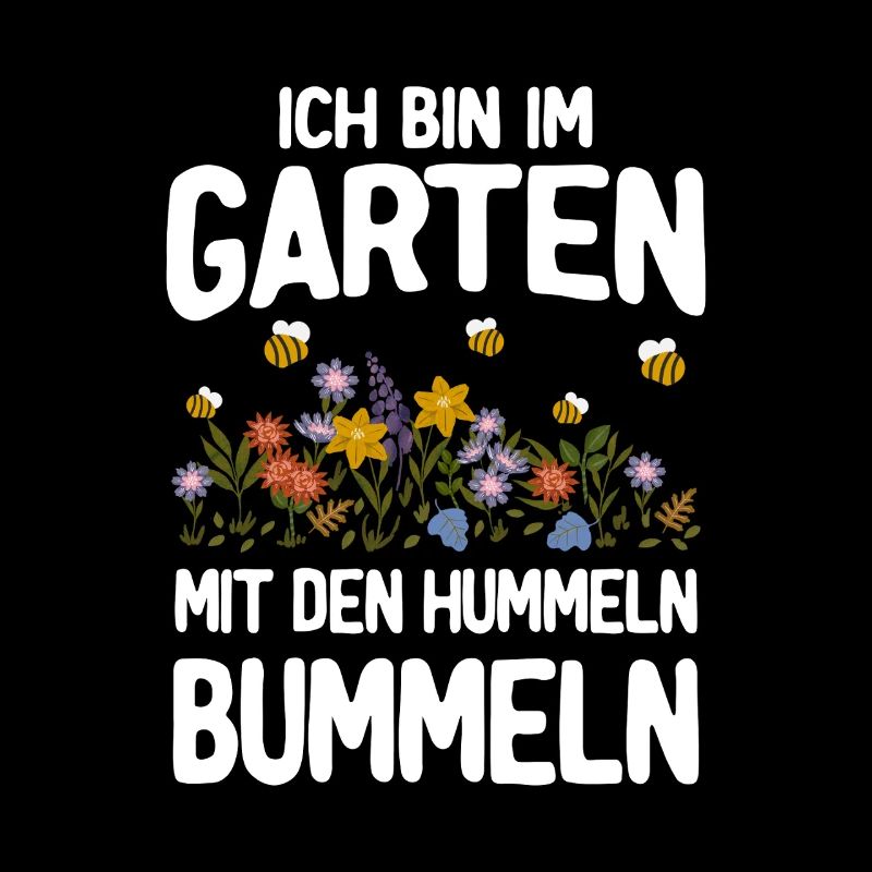 Je suis dans le jardin avec les bourdons