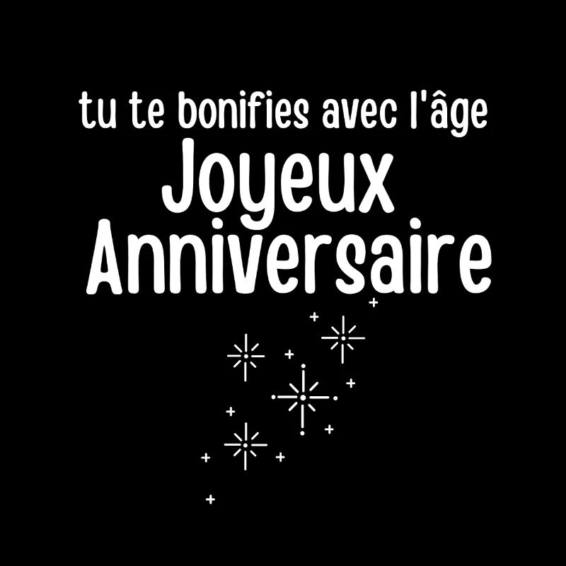Joyeux Anniversaire Typographie
