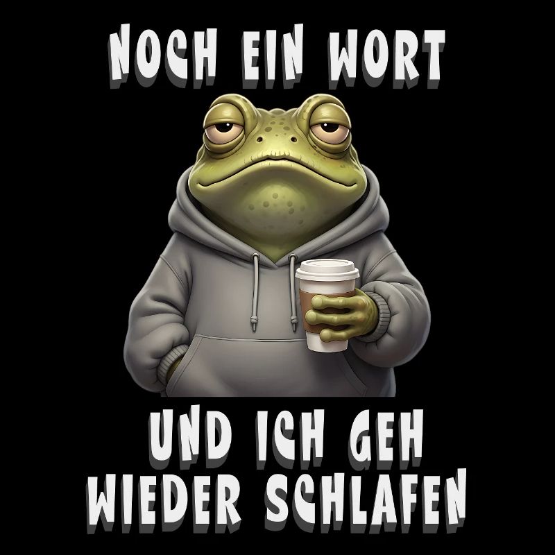 Grumpy Frog Coffee Mood