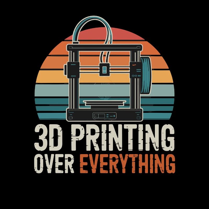  3D Printing Over Everything Retro 3D Druck Maker