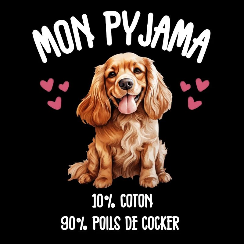 Lustige Cocker Spaniel Hundepyjamas